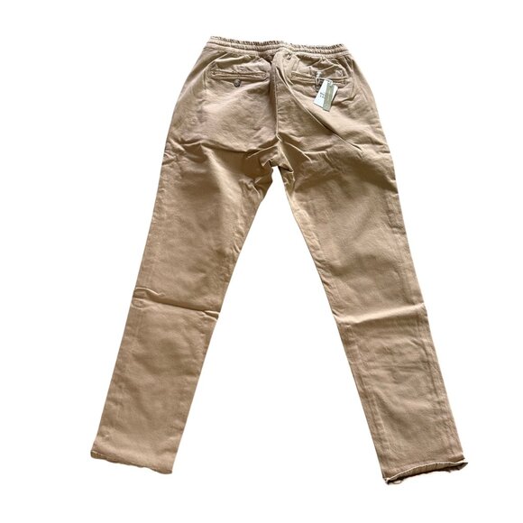 Marine Layer Mens Saturday Pant Athletic Fit Faded Khaki Small Cotton Blend - Picture 2 of 4